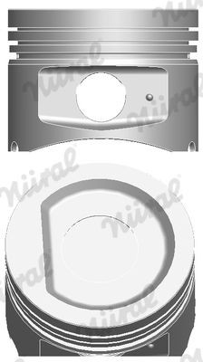 NÜRAL Êmbolo 87-154608-00 NÜRAL 87-154608-00 Pistão Peugeot 405 Sedan preço