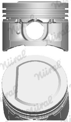 NÜRAL Zuiger 87-786307-00 87-786307-00 NÜRAL Zuiger Ford GAL, AAL, ABL prijs