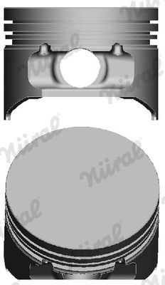 NÜRAL Stempel 87-104105-00 NÜRAL 87-104105-00 Renault Clio 1 Motor stempel pris