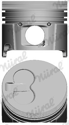 NÜRAL Πιστόνι 87-325806-00 NÜRAL 87-325806-00 γνήσια Πιστονι Rover 25 RF κόστος