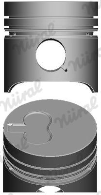 Piston NÜRAL 87-318700-30 Piston NÜRAL 87-318700-30 prix Pièces moteur Korando Family
