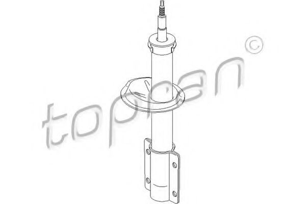 TOPRAN Αμορτισέρ 720 836 TOPRAN Αμορτισέρ ανάρτησης CITROËN 720 836