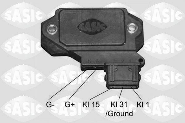 SASIC Kontrollenhet, tenningsanlegg 9240001 9240001 Styreapparat, motormanagement PEUGEOT 107 SASIC