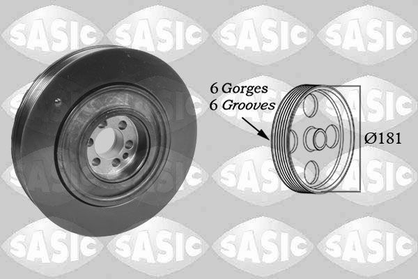Remenica kľukového hriadeľa SASIC 2156039 SASIC 2156039: Remenica kľukového hriadeľa Alfa Romeo BRERA 2006