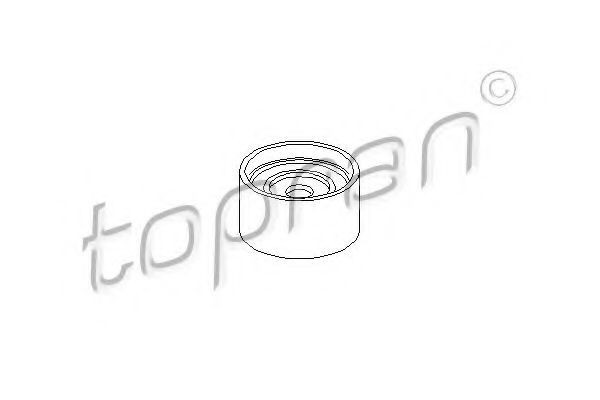 TOPRAN Styrrulle till kuggrem 207 956 207 956 TOPRAN Styrrulle, kuggrem Opel