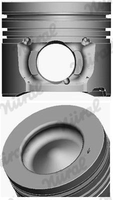 Pistone motore NÜRAL 87-433607-00 NÜRAL 87-433607-00 Pistone VOLVO S60 2006