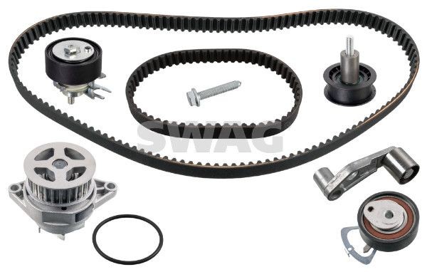SWAG Water pump and timing belt kit 30 94 5131 AUDI TT SWAG timing belt and water pump 30945131