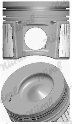Piston NÜRAL 87-437007-10 NÜRAL 87-437007-10 Piston FORD TRANSIT CONNECT 2004