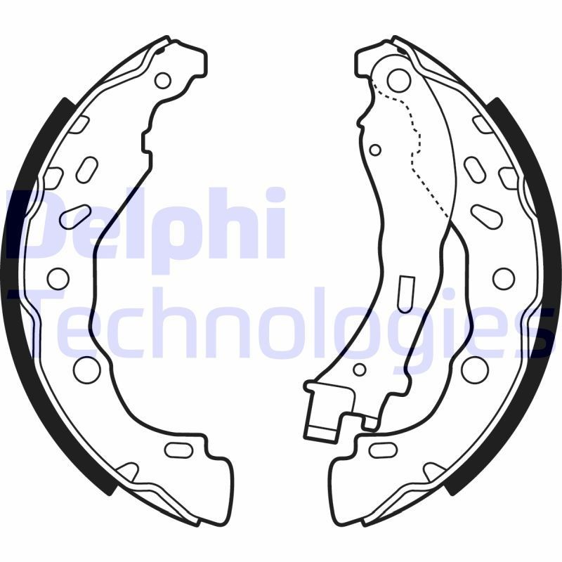 DELPHI Kit ganasce freni LS2075 LS2075 Ganasce freno PEUGEOT 308 DELPHI costo