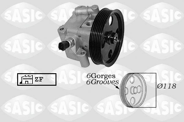SASIC Stuurbekrachtigingspomp 7076075 Stuurbekrachtigingspomp SASIC VOLVO 7076075