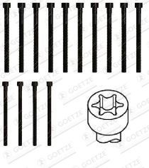 GOETZE Klapikaanekruvikomplekt 22-01319B 22-01319B Plokikaane poldid BMW 5. Seeria GOETZE