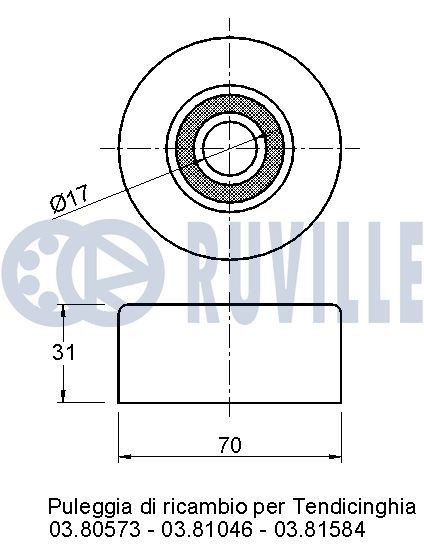 RUVILLE V-Ribbed Belt Set 5571480 SKODA ROOMSTER RUVILLE serpentine belt 5571480