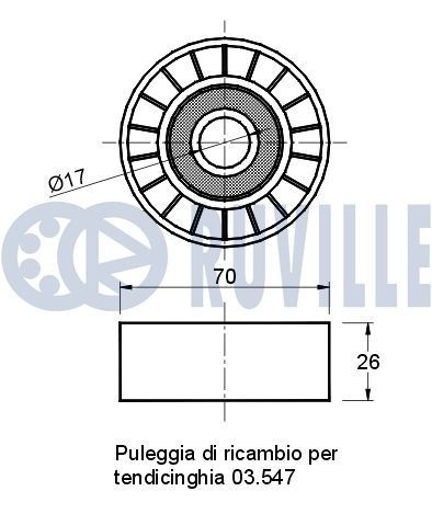 RUVILLE Vesipumppu + vetohihnasarja 55064803 55064803 RUVILLE Moniurahihna BMW