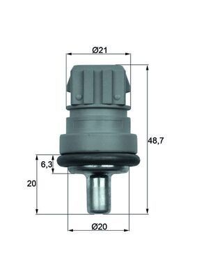 MAHLE Temperatuursensor TSE 1D TSE 1D MAHLE Koelvloeistof temperatuur sensor prijs