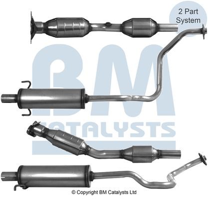 BM CATALYSTS Catalizzatore BM91617H BM CATALYSTS BM91617H Catalizzatore di scarico Vios / Yaris II Sedan (XP9) prezzo