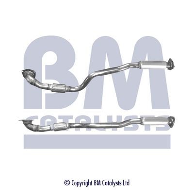 BM CATALYSTS Keski- / takaäänenvaimentaja BM50236 BM50236 BM CATALYSTS Keskimmäinen äänenvaimennin ISUZU D-MAX
