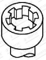 GOETZE Topplokksbolter 22-01306B 22-01306B Topplokksbolter VW POLO GOETZE