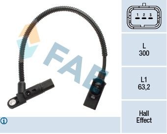 FAE Sensor, kamakselposisjon 79381 Sensor kamakselposisjon FAE Citroën EVASION 79381
