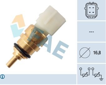 FAE Sensor, coolant temperature 33357 CHEVROLET CAPRICE FAE coolant sensor 33357
