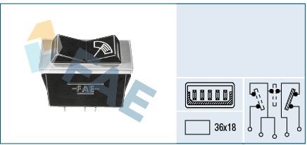 FAE Wiper Switch 62500 Nissan 350Z FAE indicator stalk 62500