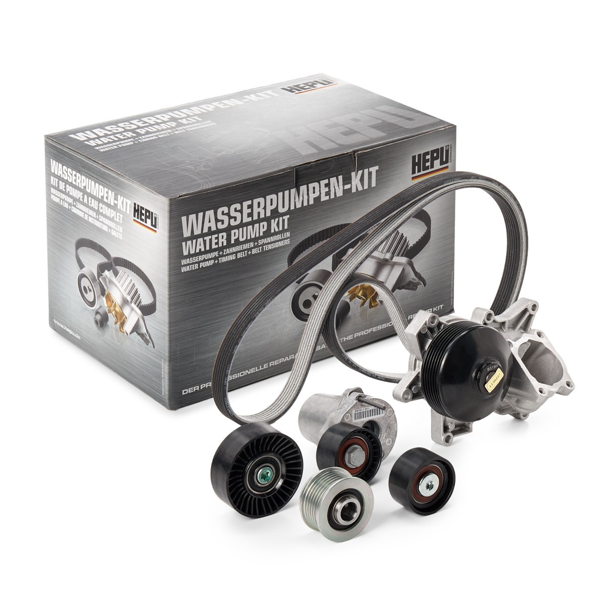 Vannpumpe + kileremsett HEPU PK04210 HEPU PK04210 Multireim BMW 1-serie 2006