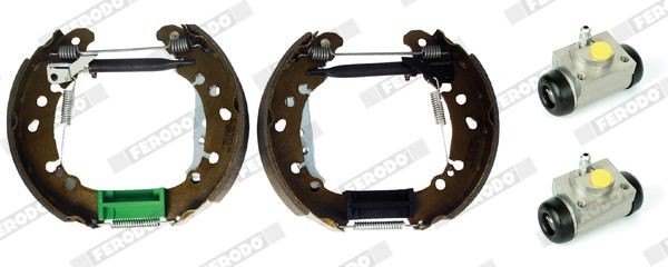 FERODO Bremsesett, trommebremse FMK444 FMK444 MAXI KIT Bremsesett, trommebremse TOYOTA YARIS FERODO