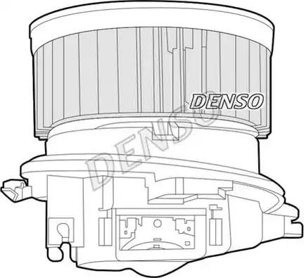DENSO Kabineblæser DEA21007 Kabineblæser DENSO Citroën ZX DEA21007