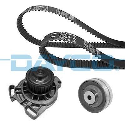 DAYCO Kit de distribution + pompe à eau KTBWP8780 DAYCO KTBWP8780 Kit de distribution + pompe à eau VOLVO 760 Break (704, 765) 2.8 (765) 130 CV 1986