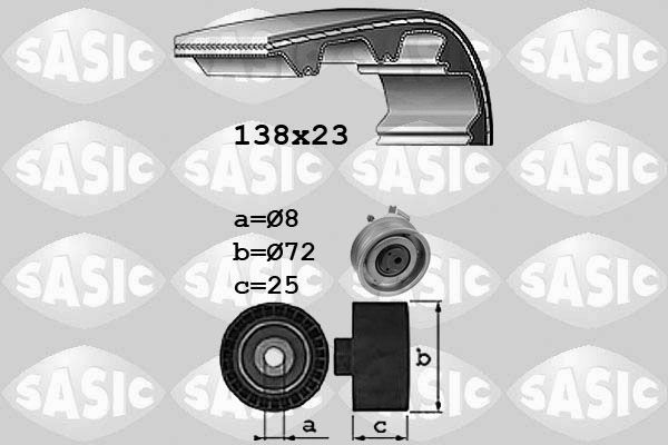 SASIC Kit de distribution 1756060 Skoda FABIA Kit de distribution SASIC 1756060