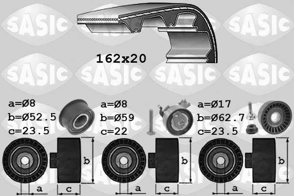 SASIC Distributieriem set 1756065 Opel INSIGNIA Distributieset SASIC 1756065