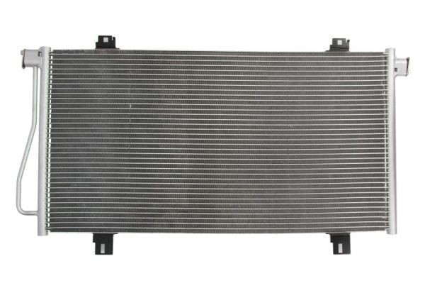 Air conditioning condenser THERMOTEC KTT110391 THERMOTEC KTT110391 AC condenser Opel MOVANO 2006