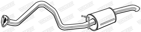 WALKER Koncový tlmič výfuku 22659 Zadný tlmič výfuku WALKER DEFENDER 22659 lacné