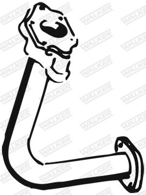 WALKER Udstødningsrør 17456 WALKER 17456 440 K (445) Udstødningsrør pris