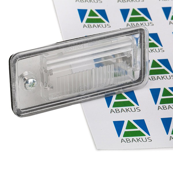 ABAKUS Éclairage de plaque d'immatriculation 003-07-901 Ampoule feu eclaireur de plaque AUDI ABAKUS 003-07-901