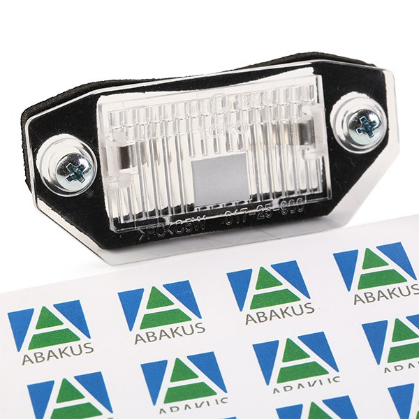 ABAKUS Numurzīmes apgaismojuma lukturis 017-25-900 ABAKUS 017-25-900 Numurzīmes apgaismojuma lukturis Ford Escort Classic lēti