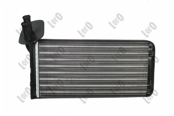 Permutador de calor, aquecimento do habitáculo ABAKUS 053-015-0001 ABAKUS 053-015-0001: Radiador do ar quente Volkswagen TRANSPORTER 2000