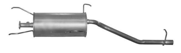 IMASAF Rear silencer 58.55.07 IMASAF 58.55.07 Rear silencer - Piaggio Porter Van exhaust parts