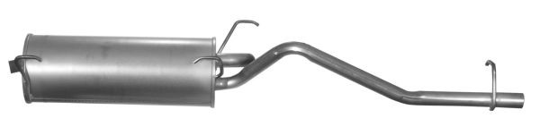 IMASAF Einddemper 58.52.57 Uitlaat Piaggio Porter Van: Einddemper IMASAF 58.52.57