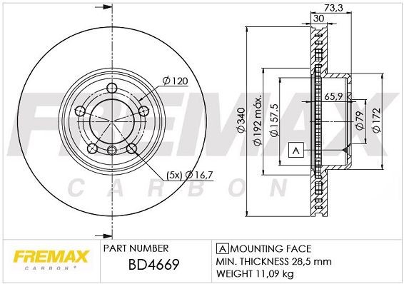 FREMAX Disco freno BD-4669 BD-4669 Dischi freno FREMAX HYUNDAI TRAJET costo