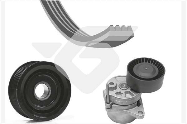 HUTCHINSON Jeu de courroies trapézoïdales à nervures KHV 190 KHV 190 Jeu de courroies trapézoïdales à nervures MERCEDES-BENZ Classe B HUTCHINSON