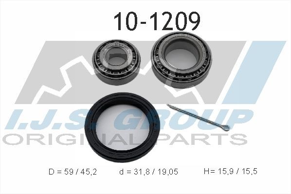 IJS GROUP Σετ ρουλεμάν τροχών 10-1209 Ρουλεμάν τροχών IJS GROUP A-class 10-1209 φθηνά