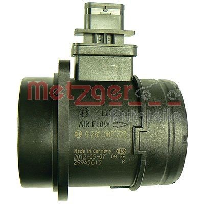 METZGER Luchtmassameter (LMM) 0890261 0890261 Luchtmassameter KIA SOUL METZGER