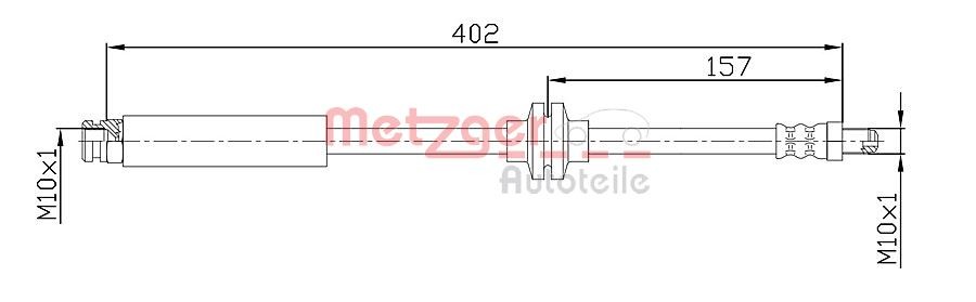 METZGER Remslang 4110108 Remslangen METZGER 500 4110108 goedkoop