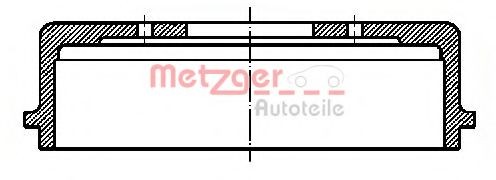 METZGER Brake drum BT 1113 Toyota AVENSIS METZGER brake drum BT1113