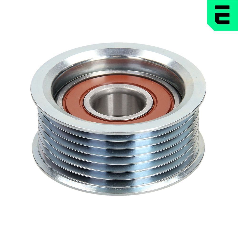 OPTIMAL Polia de desvio / de guia, correia trapezoidal estriada 0-N2477 OPTIMAL 0-N2477 Polia de desvio guia Jaguar E-PACE originais
