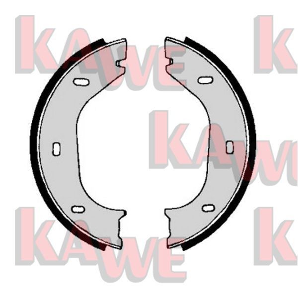 KAWE Handbromsbackar 00010 MERCEDES-BENZ handbromsbelägg KAWE 00010