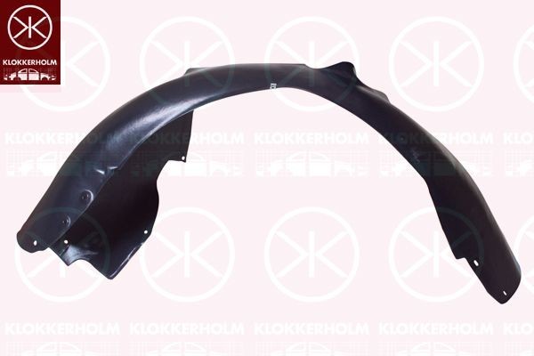 KLOKKERHOLM Sisälokasuojan verhous 0019386 0019386 KLOKKERHOLM Etusisälokasuoja ja takasisälokasuoja AUDI 200
