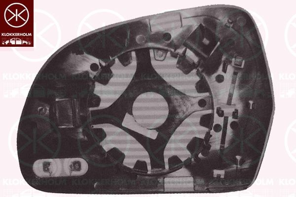 KLOKKERHOLM Vetro specchio, Specchio esterno 00261064 00261064 Vetro specchietto KLOKKERHOLM AUDI A6 costo