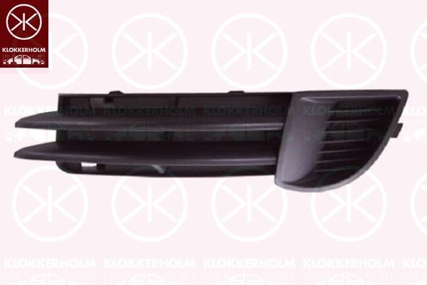 KLOKKERHOLM Vetracia mrieżka v nárazníku 0026915 Vetracia mrieżka v nárazníku KLOKKERHOLM Audi TT 0026915