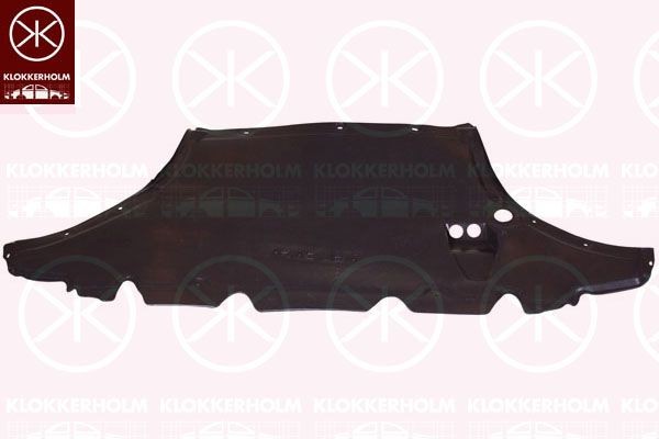 KLOKKERHOLM Motorafdækning 0029795 Motorafdækning KLOKKERHOLM Audi 200 0029795